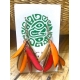 Natural horn hoops earrings