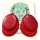 Multiple slices Tagua Earrings