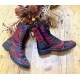 Brown Leather Laced Boots