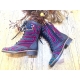 Brown Leather Laced Boots