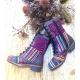 Brown Leather Laced Boots