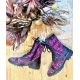 Brown Leather Laced Boots