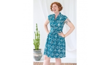 Retro Dress Organic cotton Hand print batik