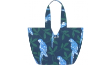Hand print Basket Tote Bag
