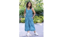Organic cotton Hand printed  batik Jumpsuit