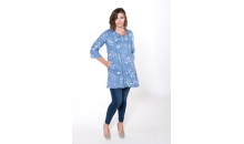 Swing Dress Organic cotton Hand print batik