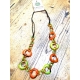 Tagua Woven Chain Necklace Set