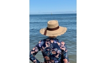 Hand woven Panama Ladies Laced brim