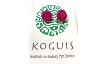 Tagua Hand carved Studs