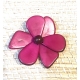 Tagua slices Small Flower Brooche