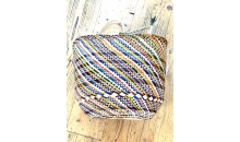 Large Handwoven natural fibres Panama Fine Basket