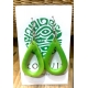 Laser Cut Tagua Monocoloured Drop style