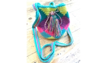 Hand crocheted Mini Mochilita Wayuu
