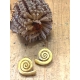 Pre-Columbian style semiprecious stones earrings