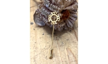 Pre-Columbian style Gold Plated Pin