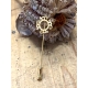 Pre-Columbian style Gold Plated Pin