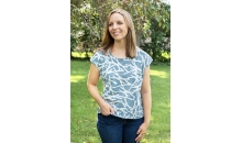 Organic cotton Knit Mesa Top