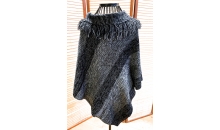 Matilda Fringed Collar Poncho