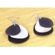 3 Slices Tagua Earrings