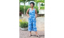 Organic cotton Hand printed  batik Jumpsuit