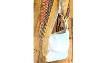 Jacinta Hand loomed Cotton Fringes Handbag